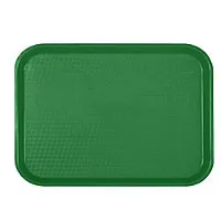 Thunder Group PLFFT1418GR - Green Fast Food Tray 14" x 17-3/4" (12 per Case) 