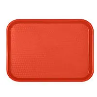 Thunder Group PLFFT1418RD - Red Fast Food Tray 14" x 17-3/4" (12 per Case) 