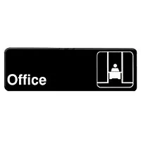 Thunder Group PLIS9323BK - Office Sign 9" x 3" (12 per Case) 