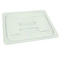 Thunder Group Half-Size Polycarbonate Solid Food Pan Covers (12 per Case) [PLPA7120C]