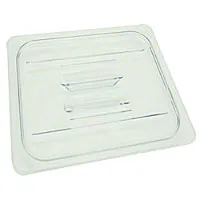 Thunder Group Sixth-Size Polycarbonate Solid Food Pan Covers (12 per Case) [PLPA7160C]