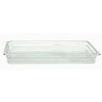 Thunder Group Full-Size Polycarbonate Solid Food Pans 2-1/2" (6 per Case) [PLPA8002]