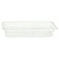 Thunder Group PLPA8132 - Third-Size Polycarbonate Solid Food Pans 2-1/2" (6 per Case) 