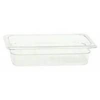 Thunder Group Quarter-Size Polycarbonate Solid Food Pans 2-1/2" (6 per Case) [PLPA8142]