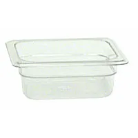 Thunder Group Sixth-Size Polycarbonate Solid Food Pans 2-1/2" (12 per Case) [PLPA8162]