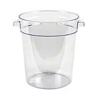 Thunder Group PLRFT004PC - Polycarbonate Round Food Storage Container 4 Qt 