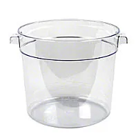 Thunder Group PLRFT006PC - Polycarbonate Round Food Storage Container 6 Qt 