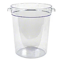 Thunder Group PLRFT008PC - Polycarbonate Round Food Storage Container 8 Qt 