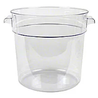 Thunder Group PLRFT018PC - Polycarbonate Round Food Storage Container 18 Qt 