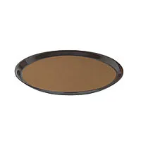 Thunder Group PLRT012CK - Round Slip Resistant Cork Serving Tray 12" (12 per Case) 