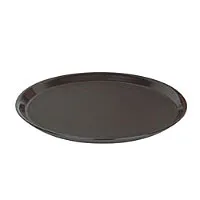 Thunder Group PLRT014 - Round Slip Resistant Serving Tray 14" (12 per Case) 