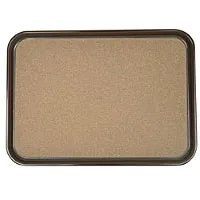 Thunder Group Rectangular Slip Resistant Cork Serving Tray 16" x 12" (12 per Case) [PLRT1612CK] 