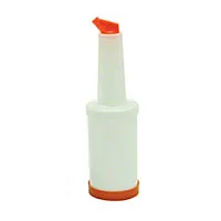 Thunder Group PLSNP01O - Orange Plastic Cocktail Container 1 Qt. 