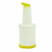 Thunder Group PLSNP02Y - Yellow Plastic Cocktail Container 2 Qt. 