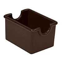 Thunder Group PLSP032CH - Brown Plastic Sugar Packet Holders (24 per Case) 