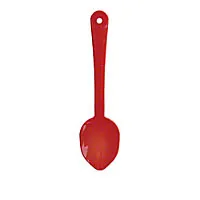 Thunder Group PLSS111RD - Red Polycarbonate Solid Serving Spoons 11" (12 per Case) 