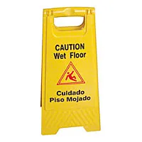 Thunder Group Fold Out Wet Floor Sign 24" x 12" [PLWFC024]