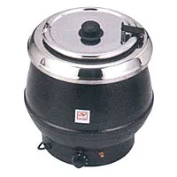 Thunder Group SEJ30000TW - 10 Qt. Black Soup Warmer 