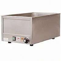 Thunder Group Brushed Finished Stainless Steel Food Warmer 3 1/2 Qt. [SEJ80000C]