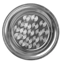 Thunder Group SLCT018 - Stainless Steel Round Tray 18" (12 per Case) 