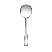 Thunder Group SLDO003 - Domilion 18/0 Stainless Steel Bouillon Spoon (24 per Case) 