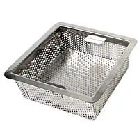 Thunder Group SLFDS310 - Stainless Steel Floor Drain Strainers 10" x 10" (Pack of 6) 