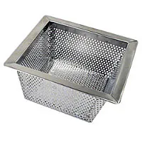 Thunder Group SLFDS510 - Stainless Steel Floor Drain Strainers 10" x 10" (Pack of 6) 