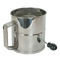 Thunder Group SLFS008 - Stainless Steel Flour Sifter - 8 Cup 