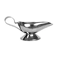 Thunder Group SLGB005 - Stainless Steel Gravy Boat 5 Oz. (Pack of 6) 