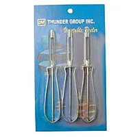 Thunder Group SLKVP006RD - Stainless Steel Peeler Three Pack (8 per Case) 