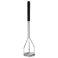 Thunder Group Round Chrome Plated Potato Masher 24" (12 per Case) [SLPMR024C]