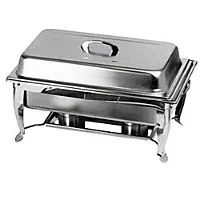 Thunder Group SLRCF005 - Stainless Steel Rectangular Chafer 8 Qt 