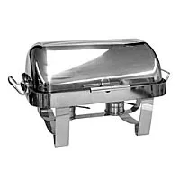 Thunder Group SLRCF0733 - Oblong Roll Top Chafer 8 Qt. 