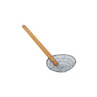 Thunder Group SLSKR104GV - Galvanized Steel Fine Mesh Bamboo Skimmer 4" 