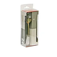 Thunder Group SLSS003T - Sea Shell 18/0 Stainless Steel Bouillon Spoon Pack (24 per Case) 