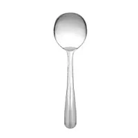 Thunder Group SLWD003 - Windsor 18/0 Stainless Steel Bouillon Spoon (24 per Case) 