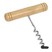 Thunder Group WDW06768 - Wood Handle Cork Screw (Pack of 12) 