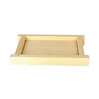 Thunder Group Y-35 - Medium Shiraki Wood Sushi Server 