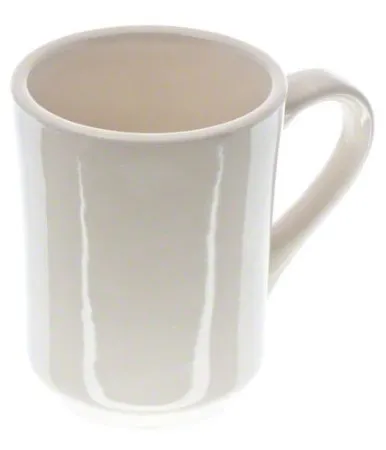 Update International TIA-75 - 8 Oz - Ivory Tiara Mugs