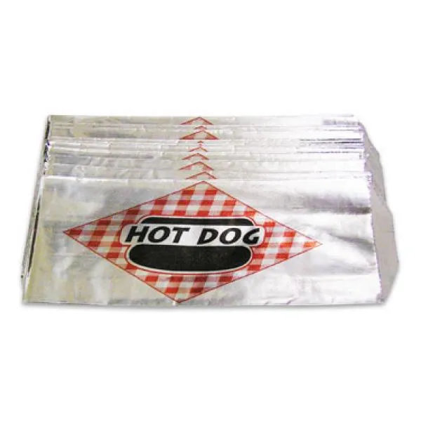 Benchmark USA 68002 - Foil Hot Dog Bags - 1000 per Case