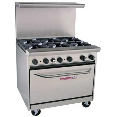 Tri-Star - TSR-G36 - 36" Commercial Gas Range - Griddle