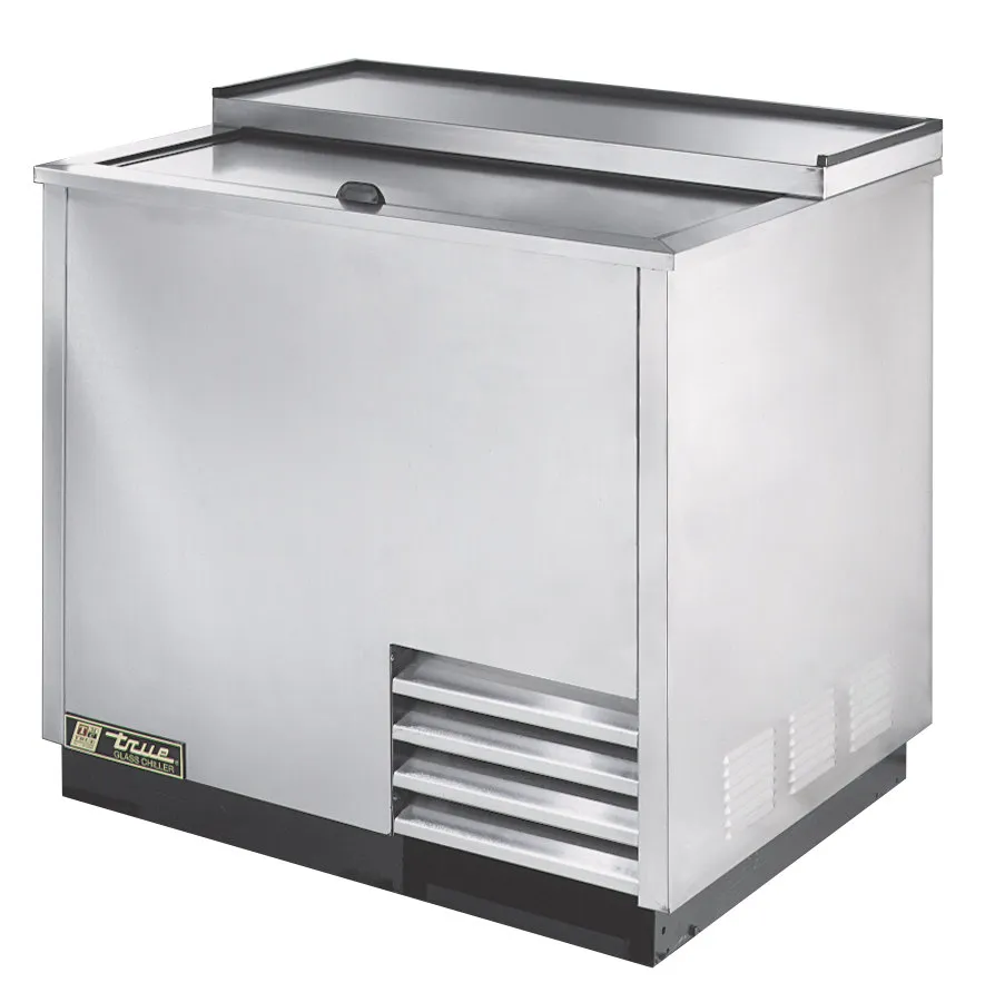 True T-36-GC-S - 36" Stainless Steel Glass and Plate Froster