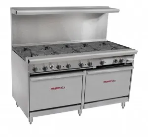 Tri-Star - TSR-10 - 60" Commercial Gas Range - 10 Burners