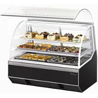 Turbo Air TB-4R - Curved Glass Refrigerated Bakery Case 48" 