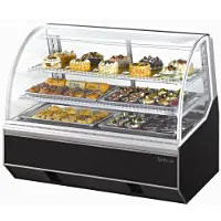 Turbo Air TB-5 - Curved Glass Dry Bakery Case 60" 