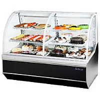 Turbo Air TCB-5R - Curved Glass Combination Bakery Case 59" 