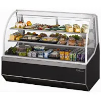 Turbo Air TD-4R - Curved Glass Deli/Bakery Display Case 47" 