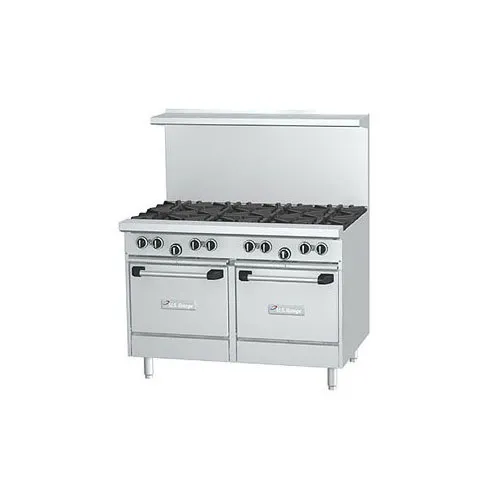 U.S. Range U6010RR - 10 Burner Gas Range - (2) Standard Ovens