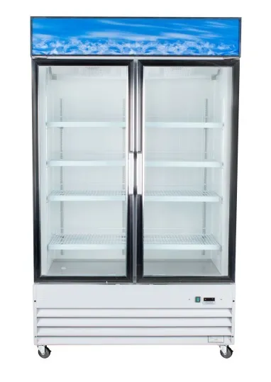 Universal UGDSW48 48” Swing Glass Door Merchandiser Reach In Refrigerator