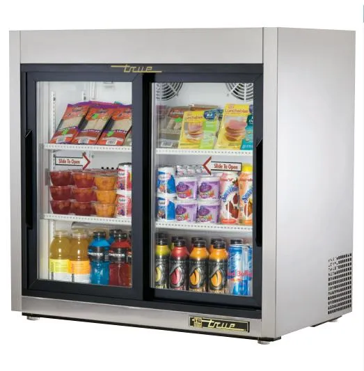 True TSD-9G - 36" Glass Sliding Door Refrigerator